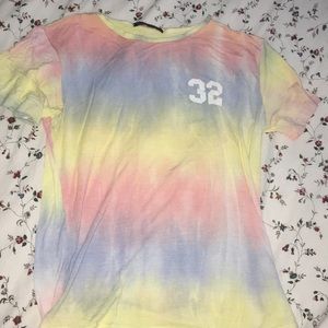 Brandy Melville Graphic Tie Dye Tee